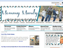 Tablet Screenshot of mommymandy.com